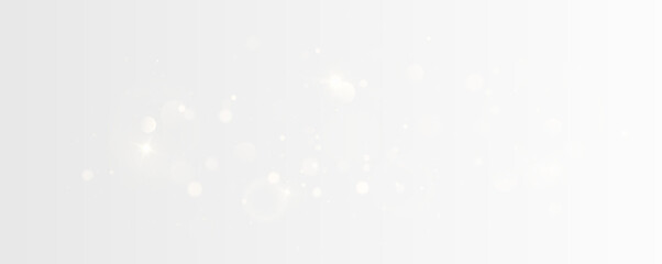 Fototapeta premium Bokeh light effect background, christmas gold dust, festive glitter dust for banners, cards, advertisement. Christmas glowing dust background png, vector. 