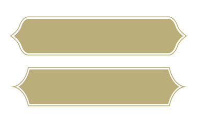 Vintage Decorative Label Frames Vector Set