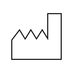 MANUFACTURER VECTOR ICON SIGN