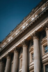 Obraz premium Architectural detail of a classical building