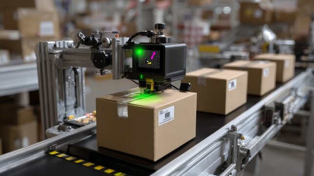 Automated inspection of packaging on conveyor with machine vision technology