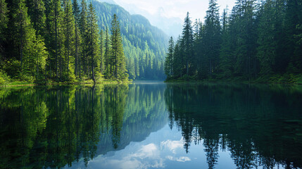 The serenity of the lake and the forest fill you with a deep sense of calm. How does this moment of stillness allow you to reflect on what&acirc;&euro;&trade;s important in your life?