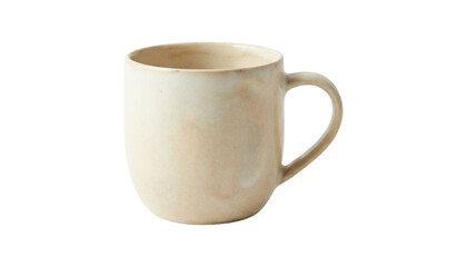 Earthenware Mug: A minimalist ceramic mug with a smooth, matte finish, a perfect companion for your daily dose of refreshment