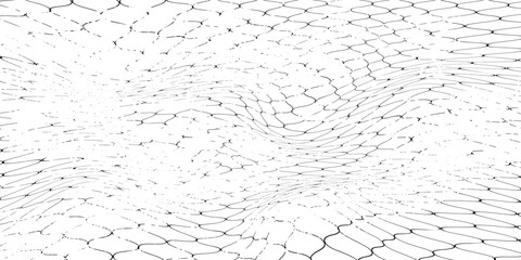 Mesh texture for fishing nets. Seamless pattern for sportswear or soccer goal, volleyball net, basketball hoop, hockey, athletics. © fathor