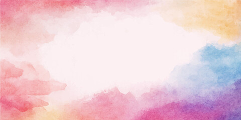 Pink watercolor abstract design with paper texture, ink splashes, and artistic vintage grunge paint