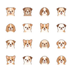 Cute Dog Icon Design Very Cool