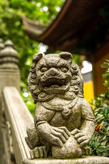 One of the Buddha pagodas at the Lingyin Temple Temple of the Soul's Retreat complex. One of the largest Buddhist temples in China