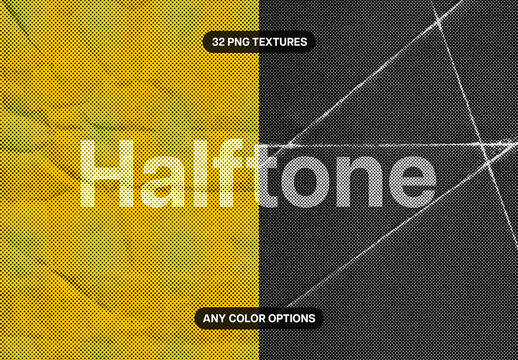 Halftone Textures Paper Collection