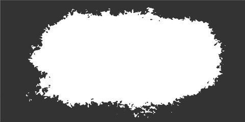 Abstract grunge black vector border frame texture for vintage design illustration or text decoration