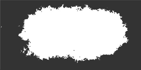 Abstract grunge frame border vector illustration texture design with dirty black ink paint splash pattern