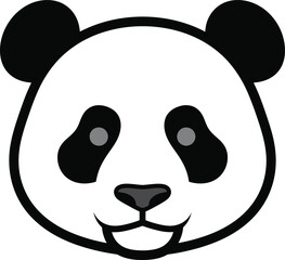 Panda Face Vector Icon