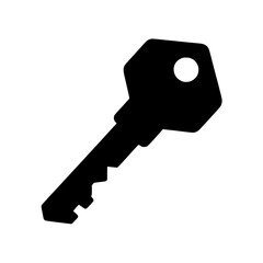 key isolated on white background