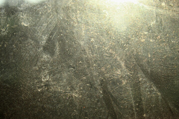 dusty glass texture with sunlight on the window glass