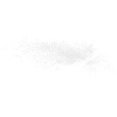 White Snow Powder Puff Explosion Abstract Dark Texture PNG