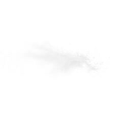 White Snow Powder Puff Explosion Abstract Dark Texture PNG