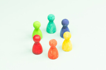 Networking together as a team, confrontation and discussion, communication, cooperating, recruiting and global community
