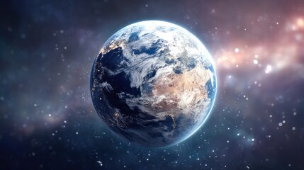 Naklejka premium Earth space image