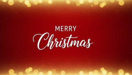 Merry Christmas Wish Template &ndash; Greeting Design