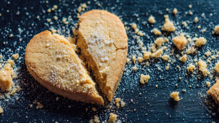 Broken Heart Cookie
