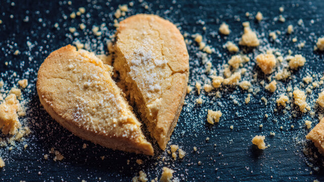 Broken Heart Cookie