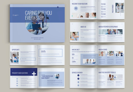 Medical Brochure Landscape Template