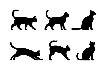 black cat silhouettes