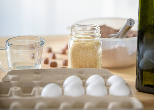 baking ingredients for baking - Powered by Adobe