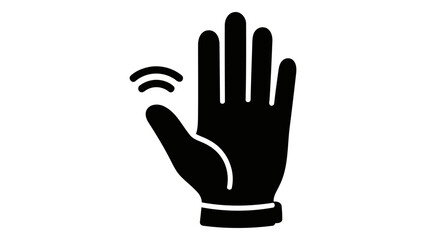 Smart glove with gesture tracking and sensor-based hand control, representing modern wearable technology and digital int