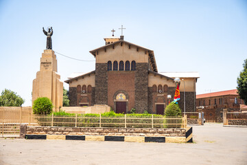Christian church in Asmara, Eritrea