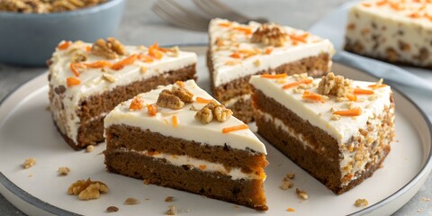 piece of cake on a plate