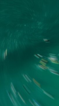 Vertical Zoom Rotation Out Transitions