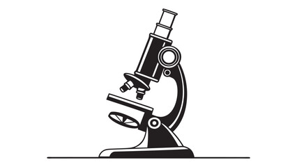 Vintage microscope illustration symbolizing scientific discovery and laboratory research
