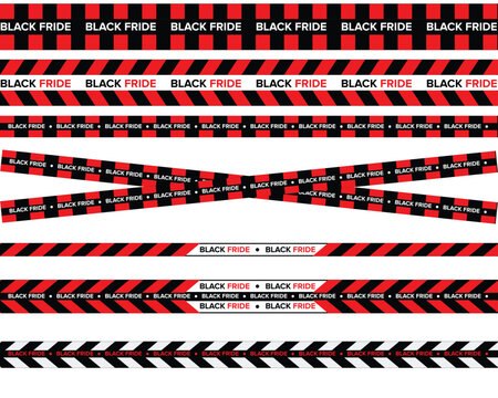 Black Fride Tape, Black Friday Promotional Tape Graphic