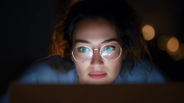 Medium shot of a borrower thoughtfully analyzing debttoincome ratios on a laptop considering implications for future financial commitments.