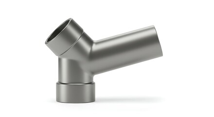 Metal Pipe Fitting - Industrial Plumbing Component for Construction.