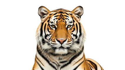 Fototapeta premium tiger isolated on white