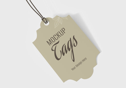 Label Tag Mockup