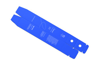 Unfolded Box Packaging Mockup