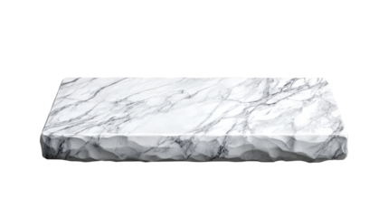 Marble Headstone on Transparent Background