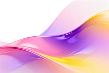 Colorful and fluid abstract design with smooth wave patterns