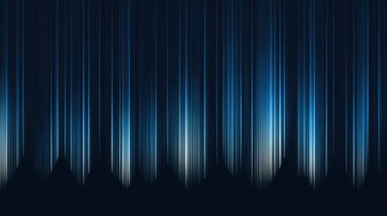Abstract blue vertical lines gradient over a dark background, suggestive of light