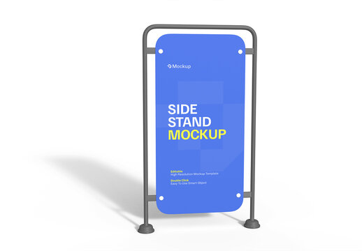 Side Stand Mockup Template