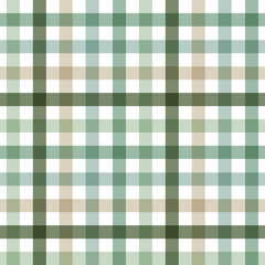 Elegant Sage Green and Beige Gingham Pattern