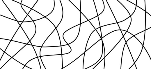 Hand drawn, wavy lines, a simple, spontaneous style.