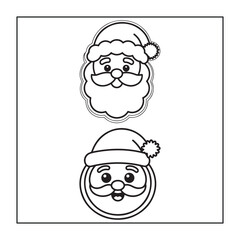 Christmas-themed, cute-style coloring pages for adults, teens, and kids.