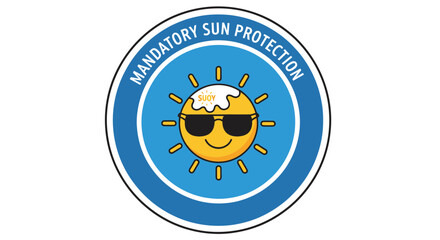 Mandatory Sun Protection Symbol: A Radiant Reminder for Safeguarding Against Sun's Rays