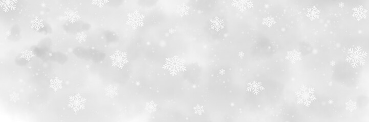 Festive white snowflakes falling and sparkling stars on a transparent background winter wonderland design elements for seasonal promotions and holiday celebrations new year and christmas
