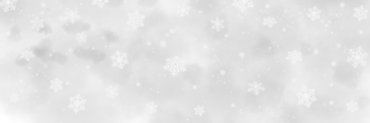 Festive white snowflakes falling and sparkling stars on a transparent background winter wonderland design elements for seasonal promotions and holiday celebrations new year and christmas