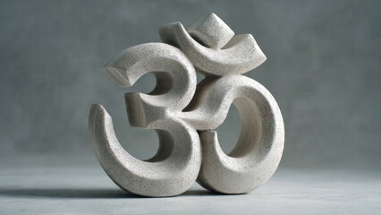 Om Symbol in Stone
