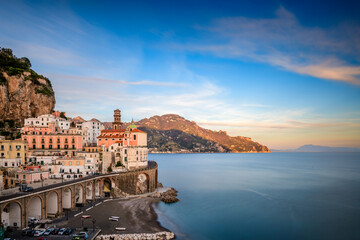 Atrani, Italy along the Amalfi Coast